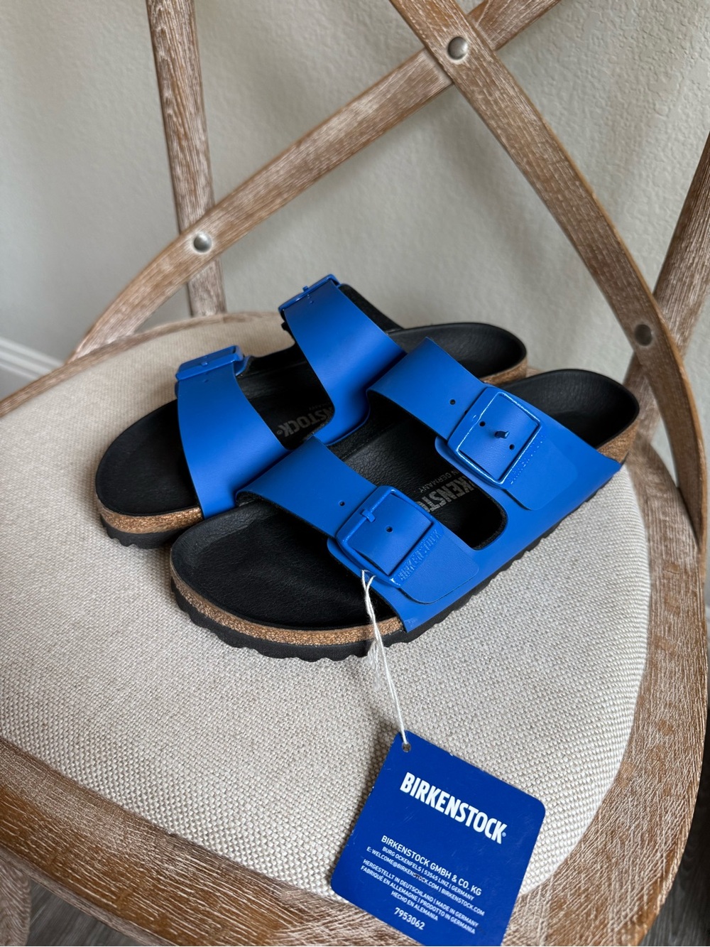 Birkenstock Arizona ultra blue sandals
